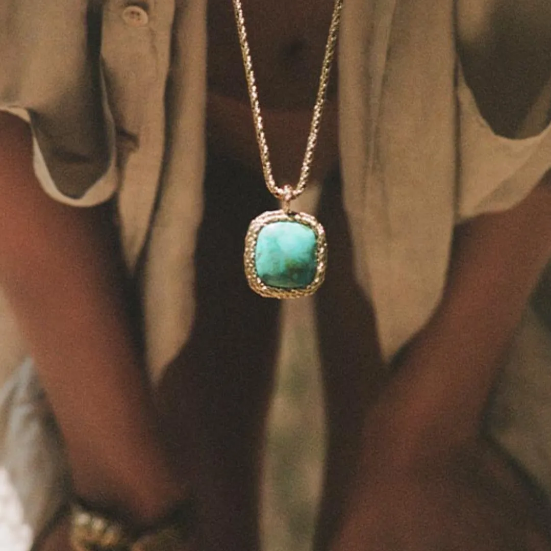 Miki Turquoise Long Necklace