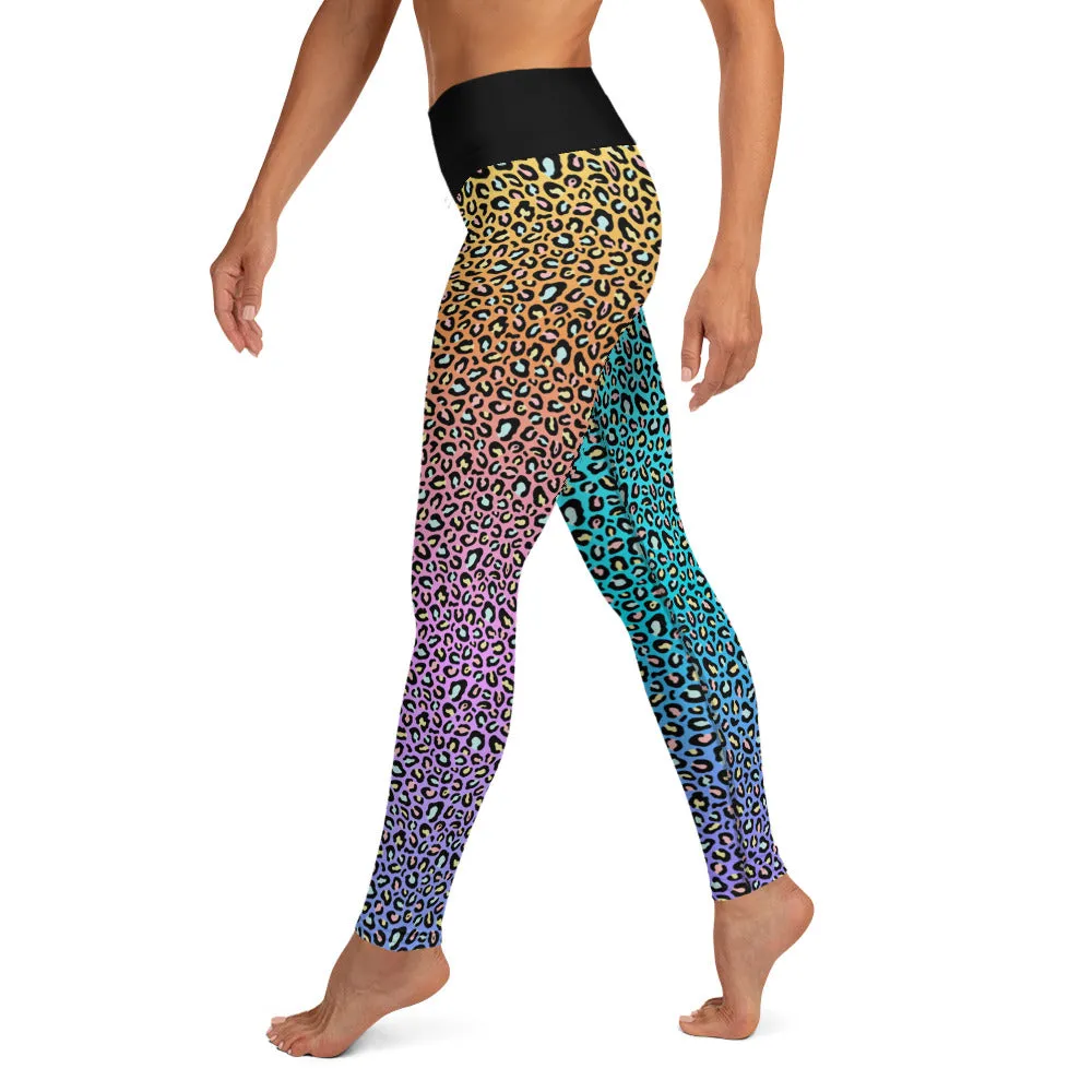 Millennial Dreams Leopard Yoga Leggings