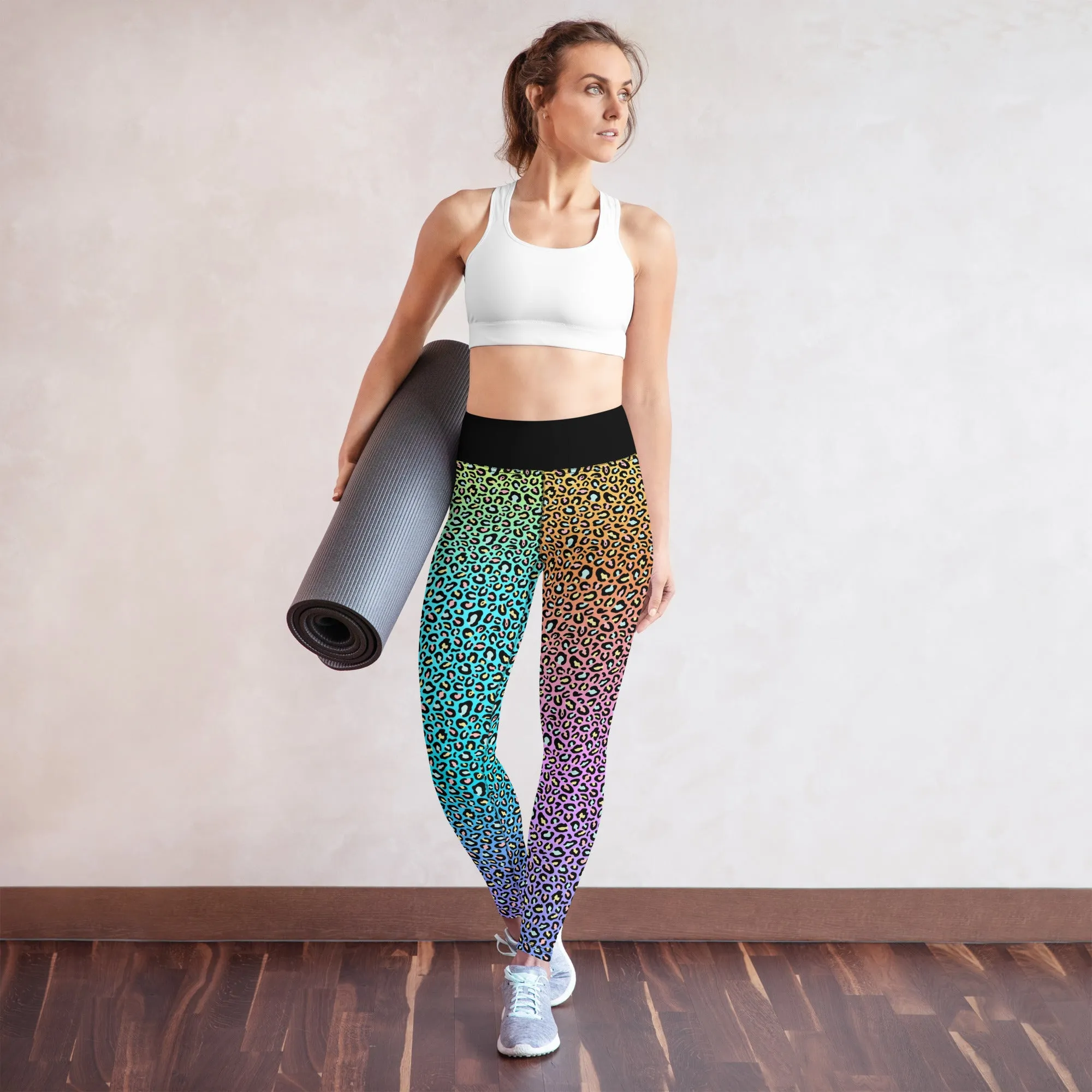 Millennial Dreams Leopard Yoga Leggings