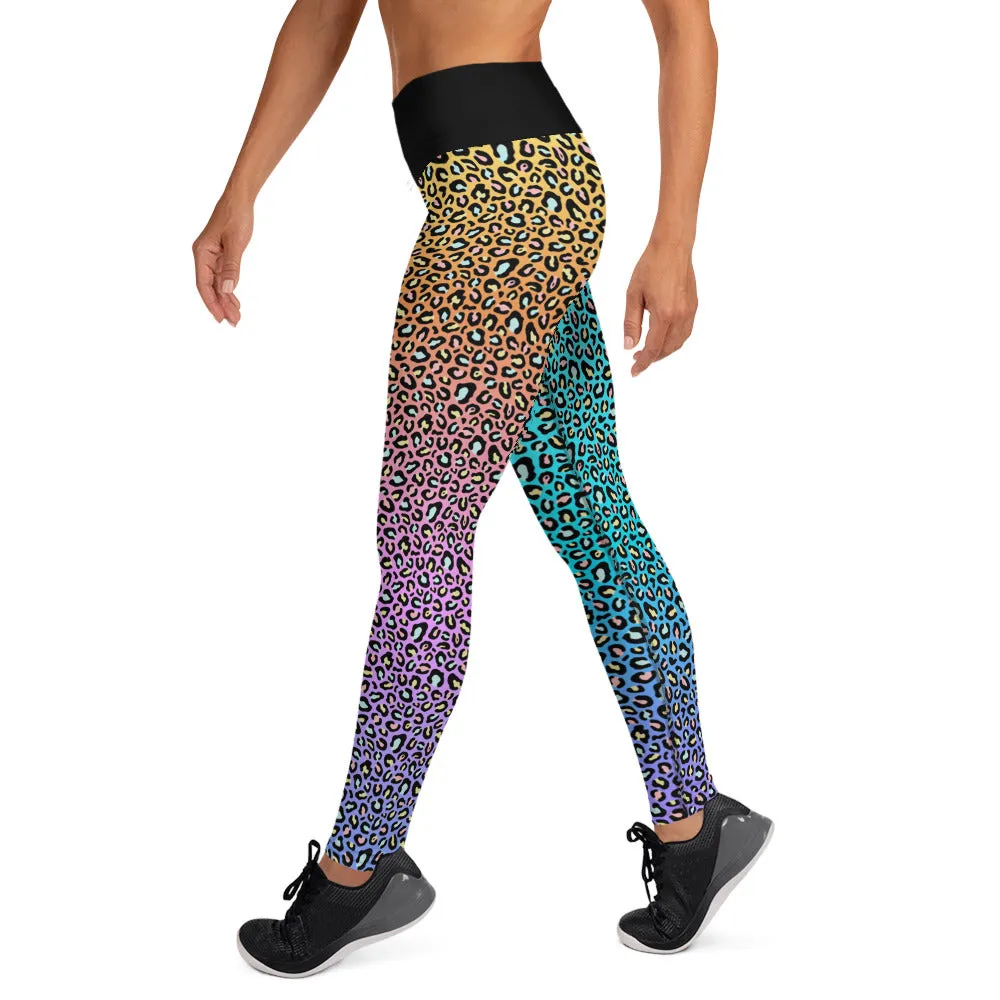 Millennial Dreams Leopard Yoga Leggings