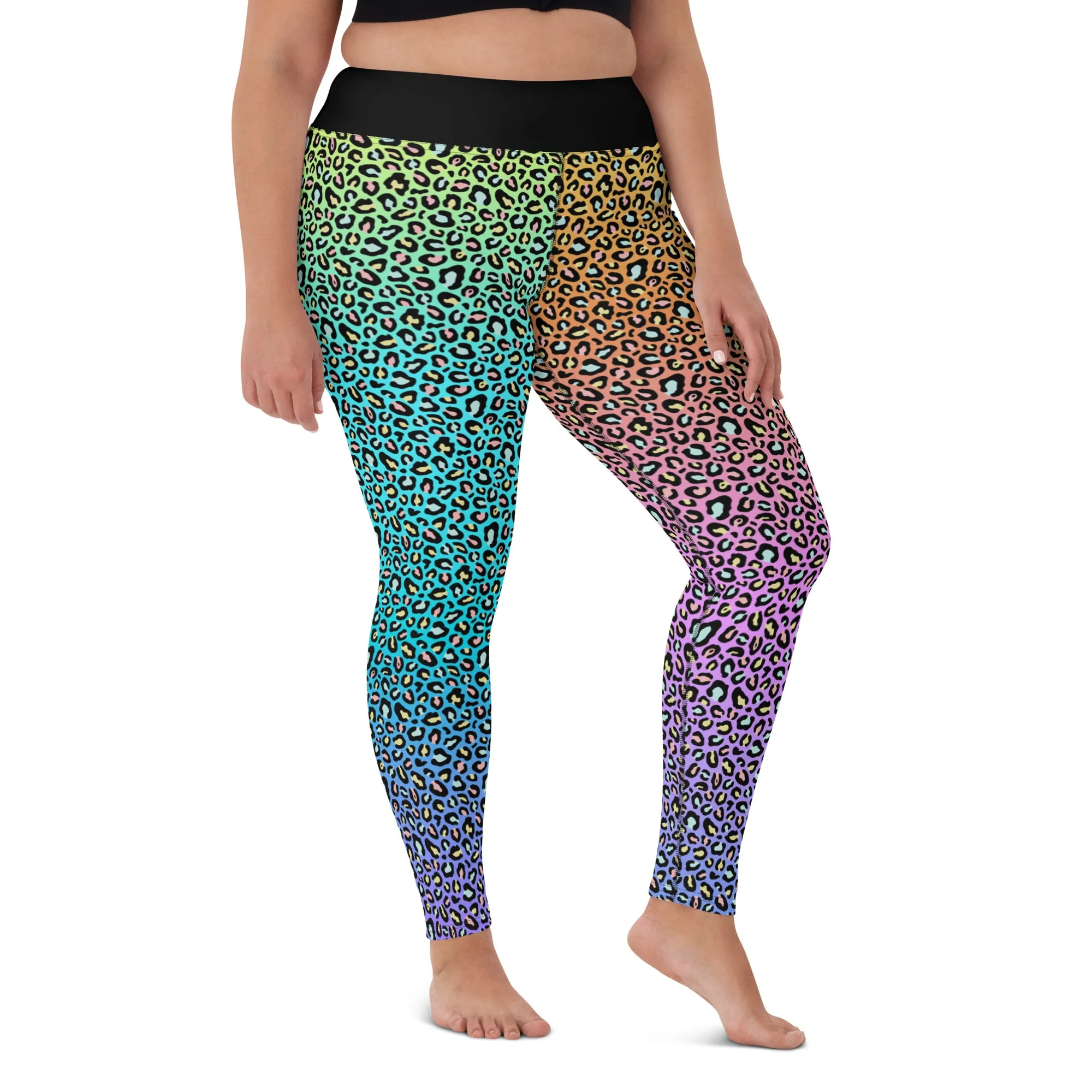 Millennial Dreams Leopard Yoga Leggings