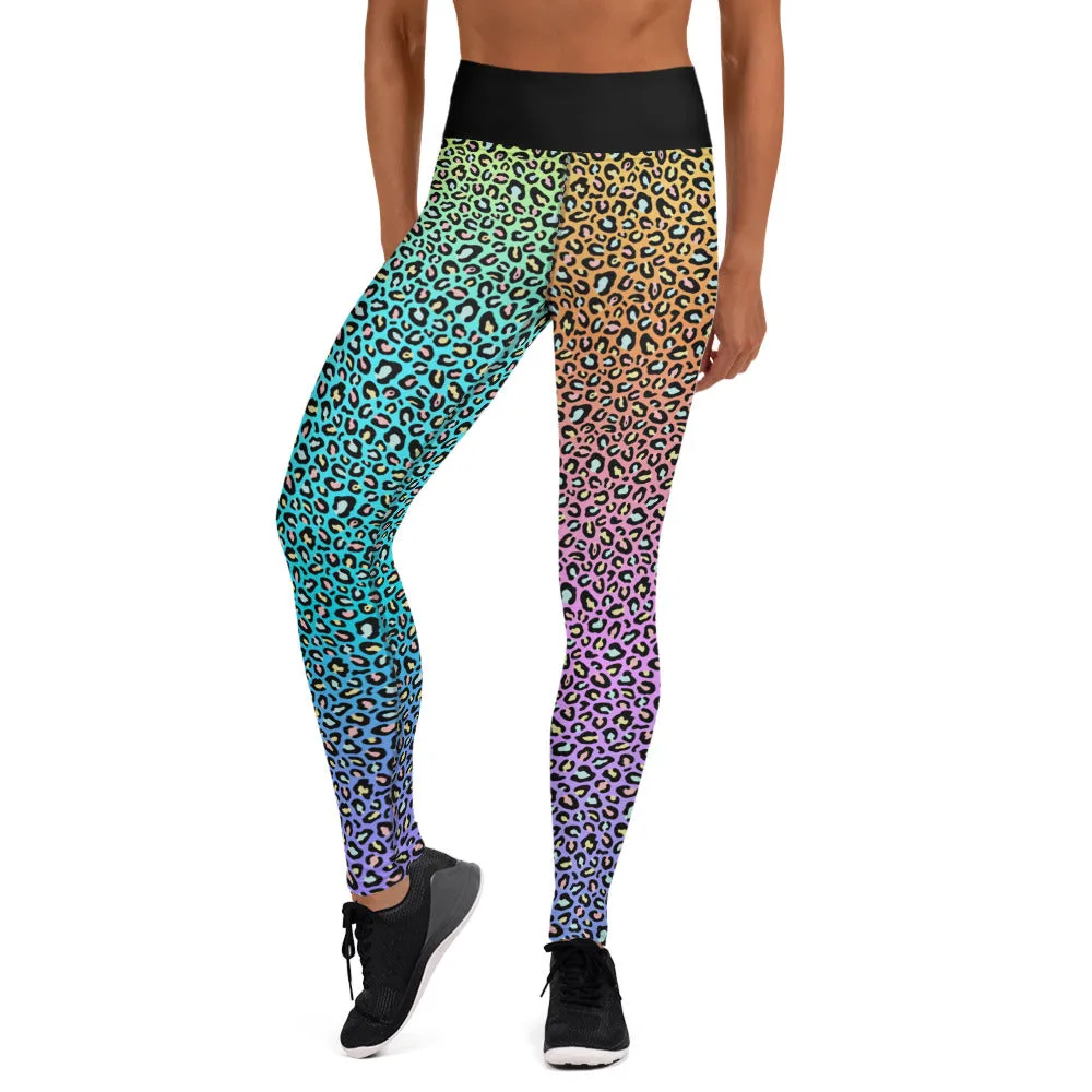 Millennial Dreams Leopard Yoga Leggings