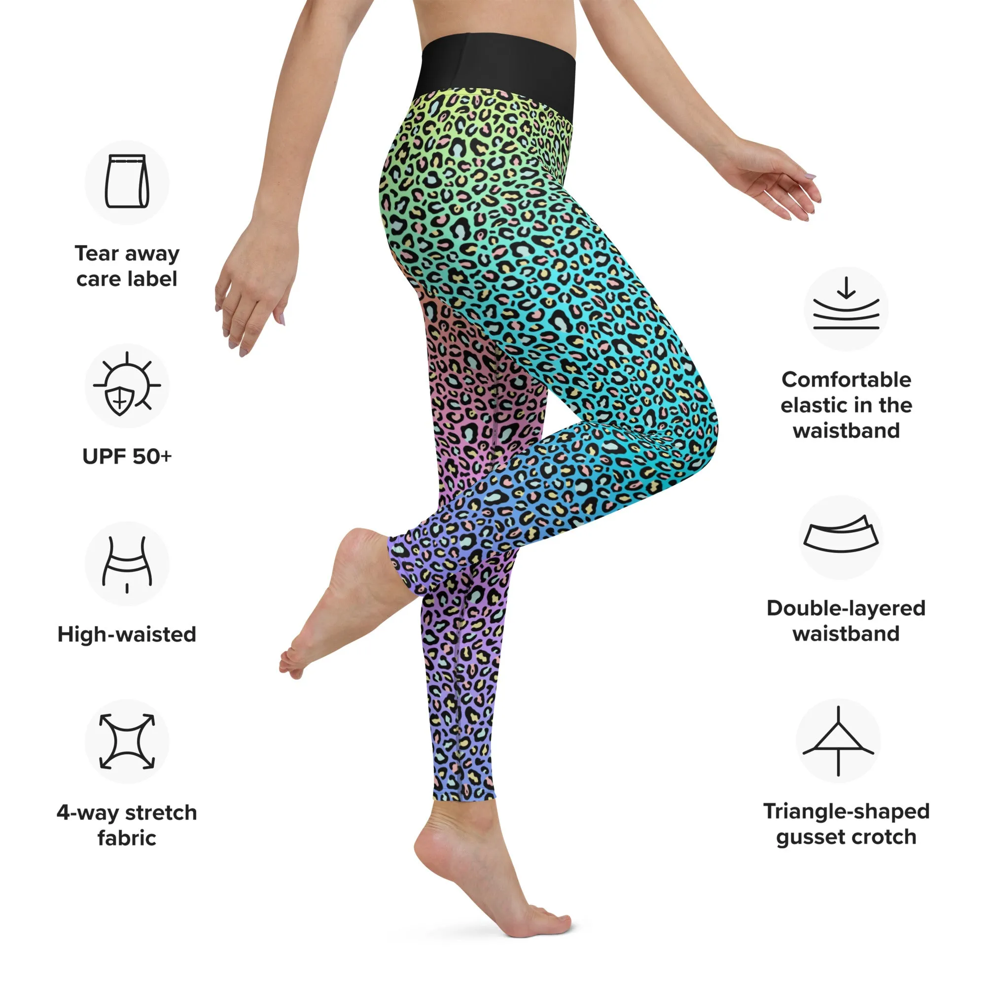 Millennial Dreams Leopard Yoga Leggings