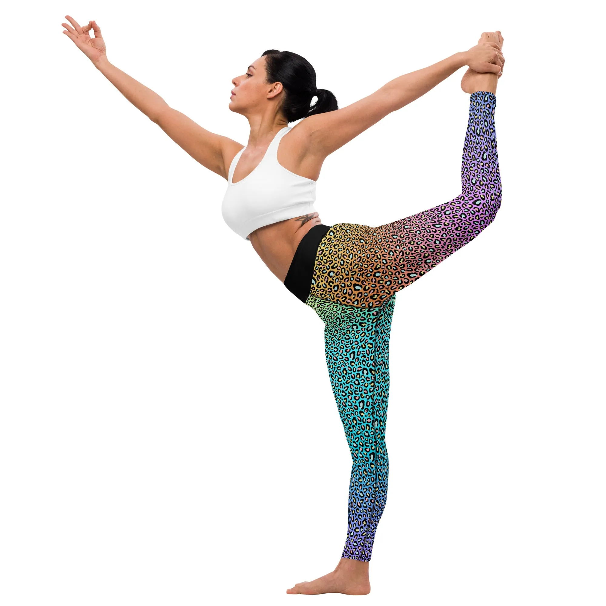 Millennial Dreams Leopard Yoga Leggings