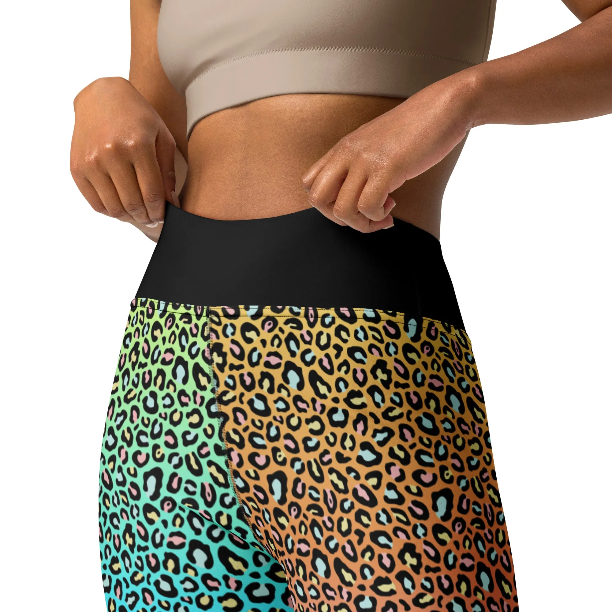 Millennial Dreams Leopard Yoga Leggings