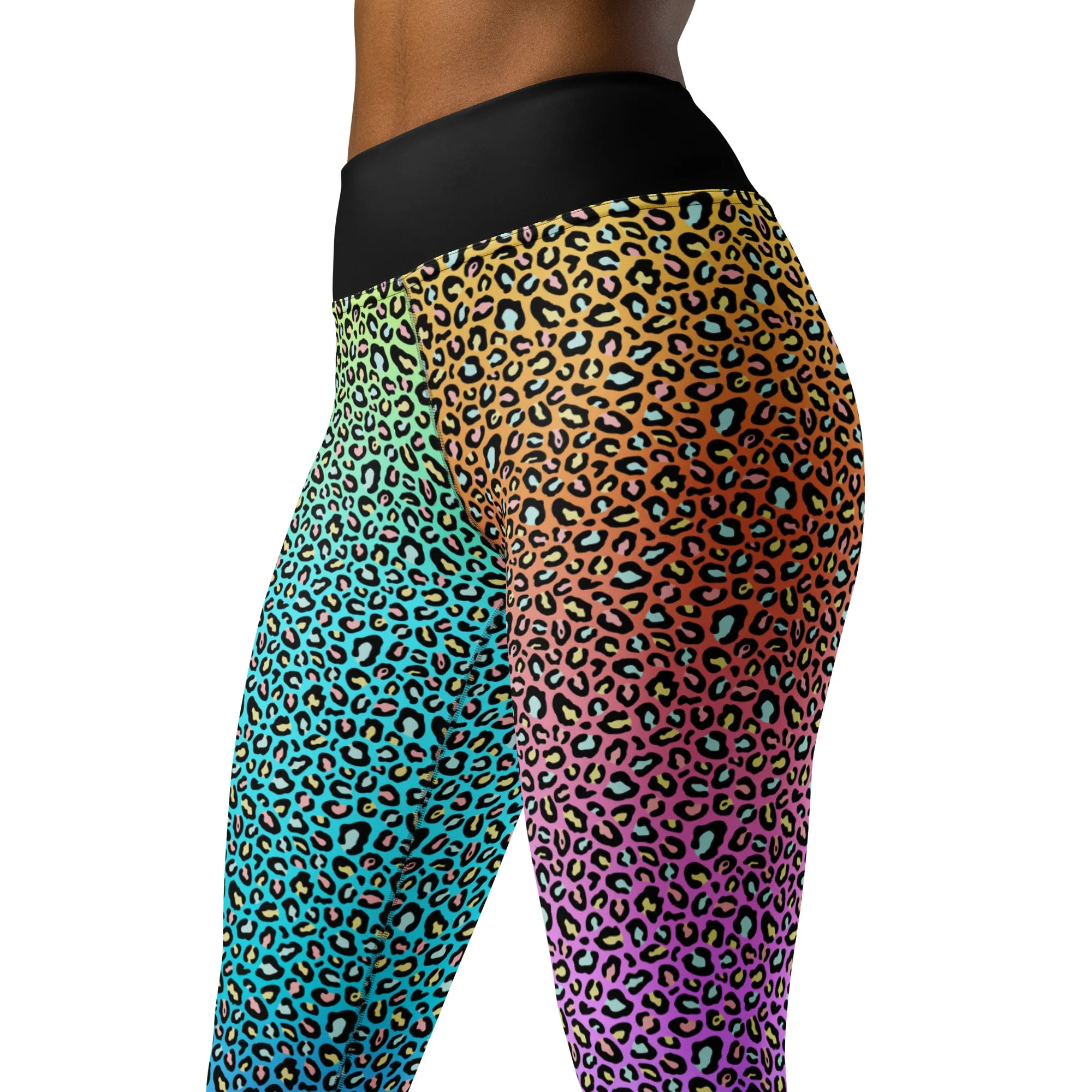 Millennial Dreams Leopard Yoga Leggings