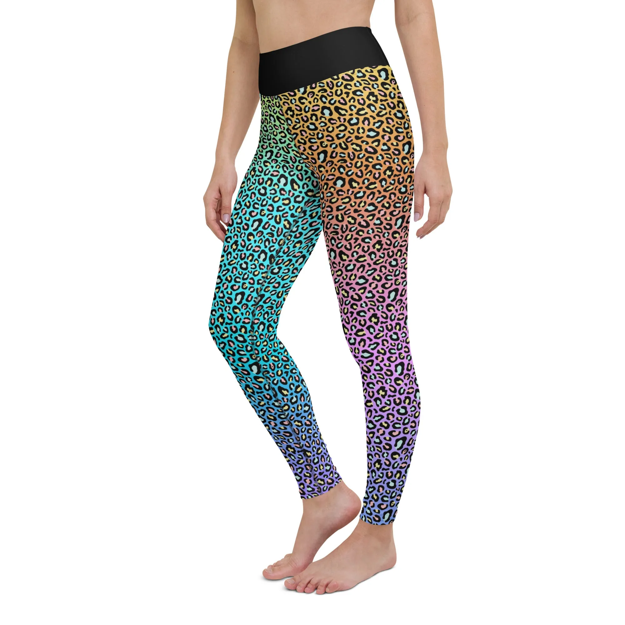 Millennial Dreams Leopard Yoga Leggings