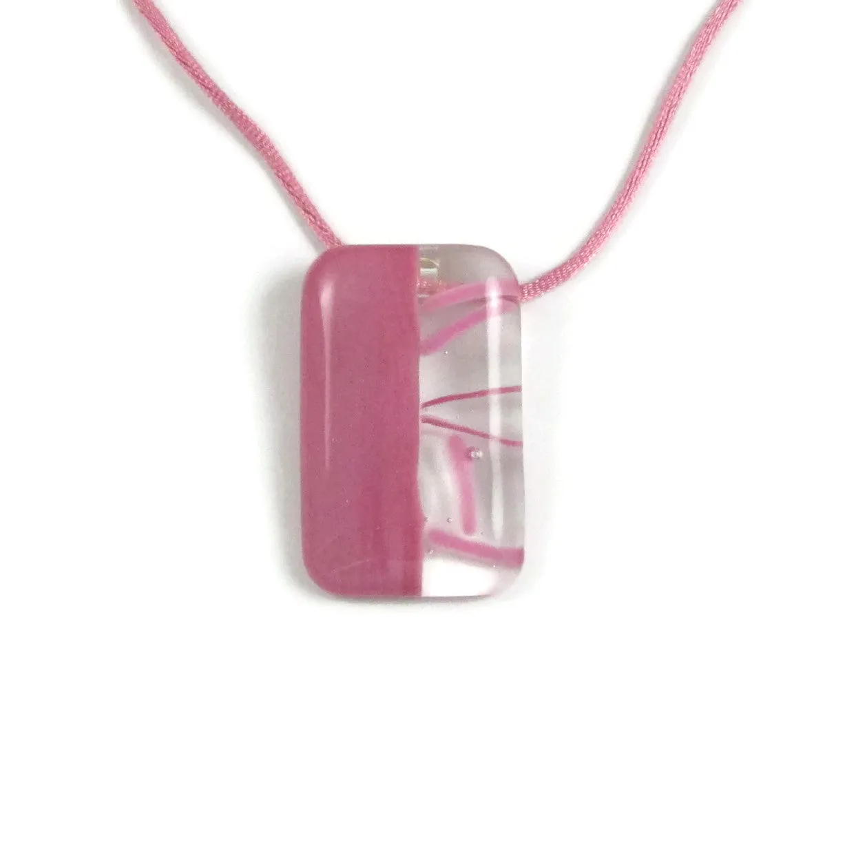 Mitad Glass Pendant - Red