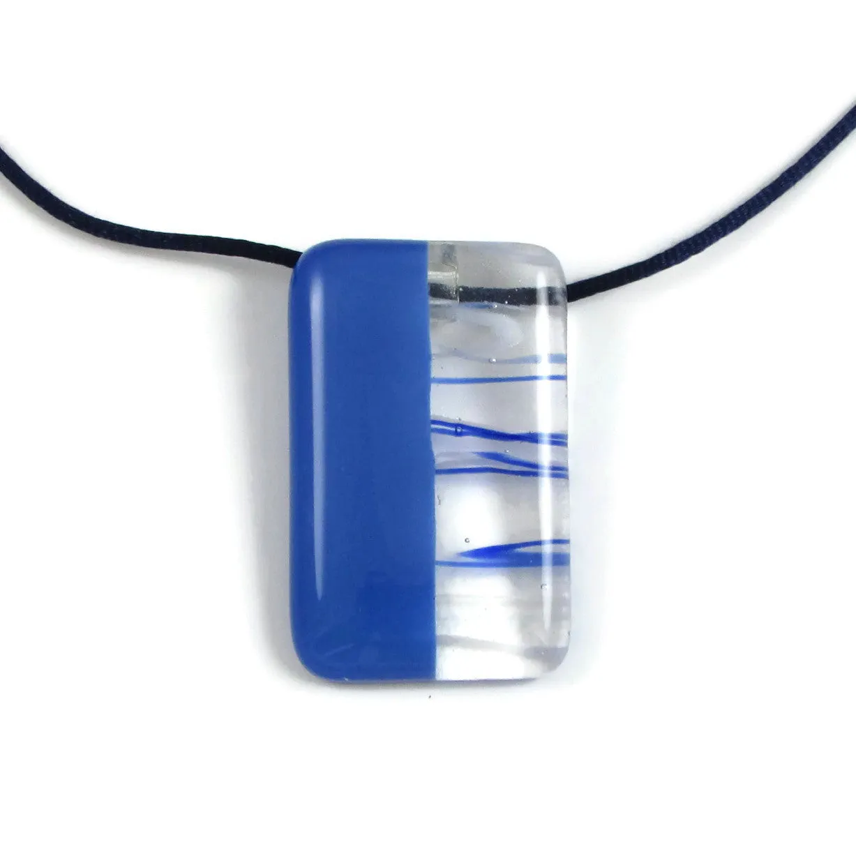 Mitad Glass Pendant - Red