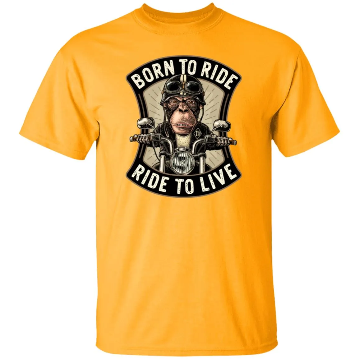 Monkey motorcycle ride Funny T-shirts & Hoodie