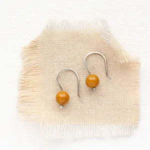 Mookaite Lobe Hugger Earrings