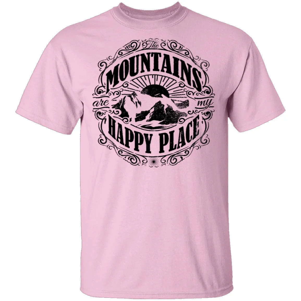 Mountains Happy Place T-Shirt