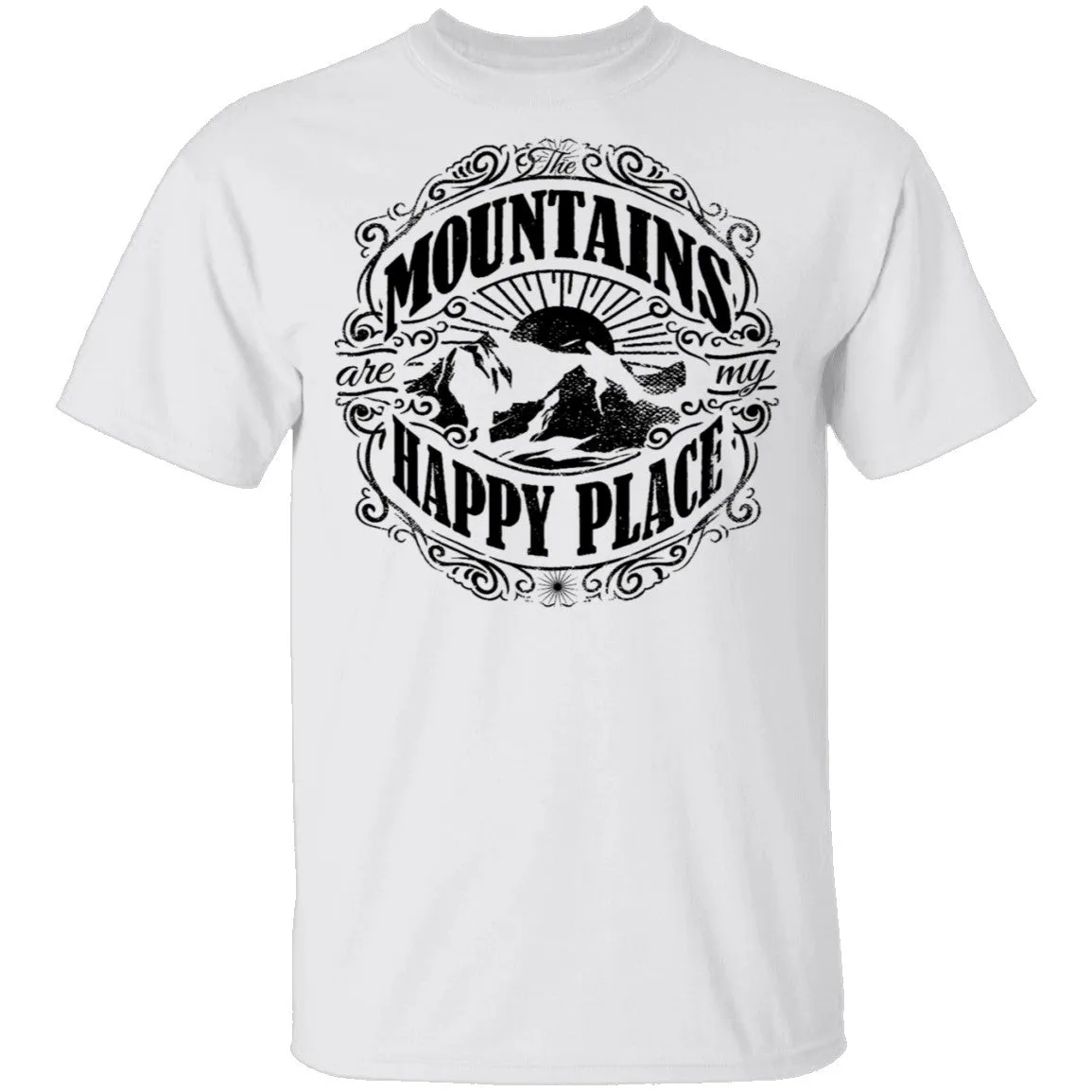 Mountains Happy Place T-Shirt