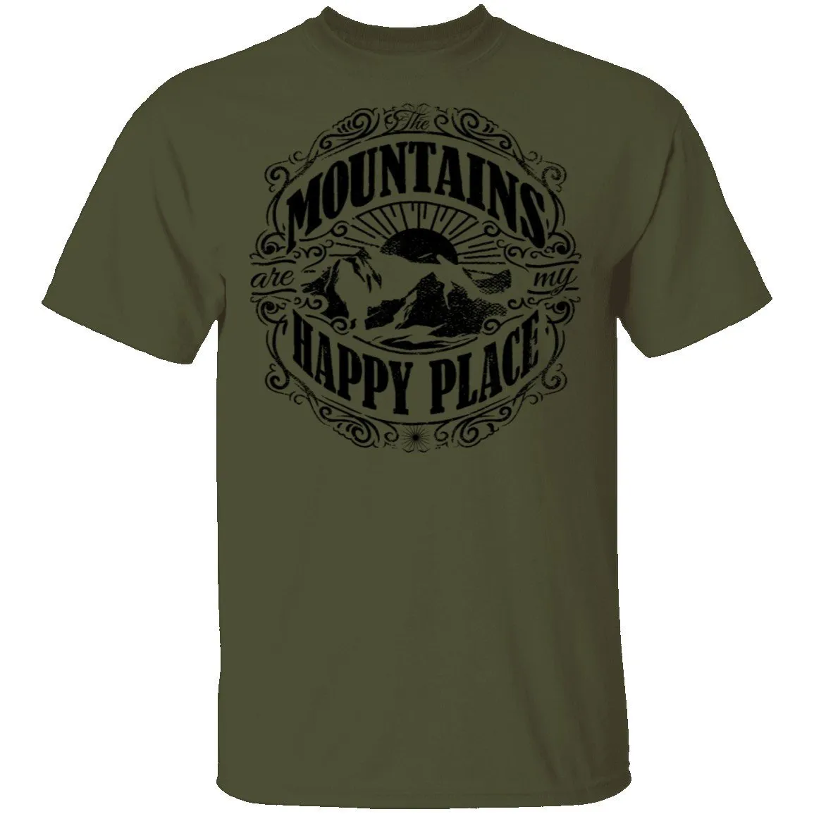 Mountains Happy Place T-Shirt