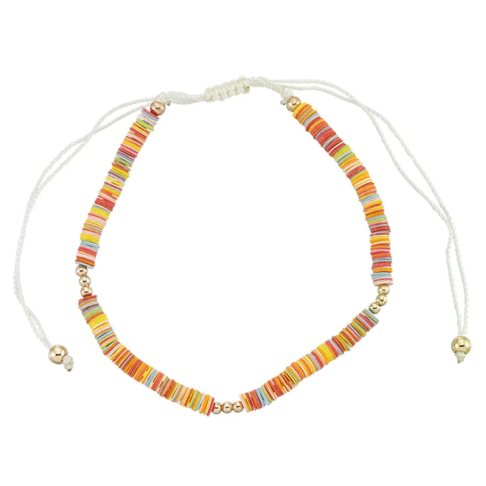 Multi-Colored Sequin Station Anklet