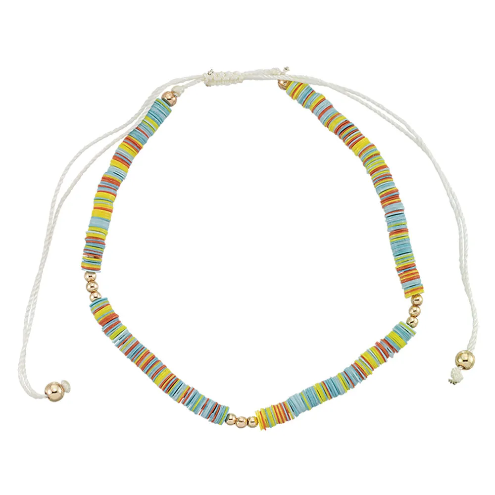 Multi-Colored Sequin Station Anklet