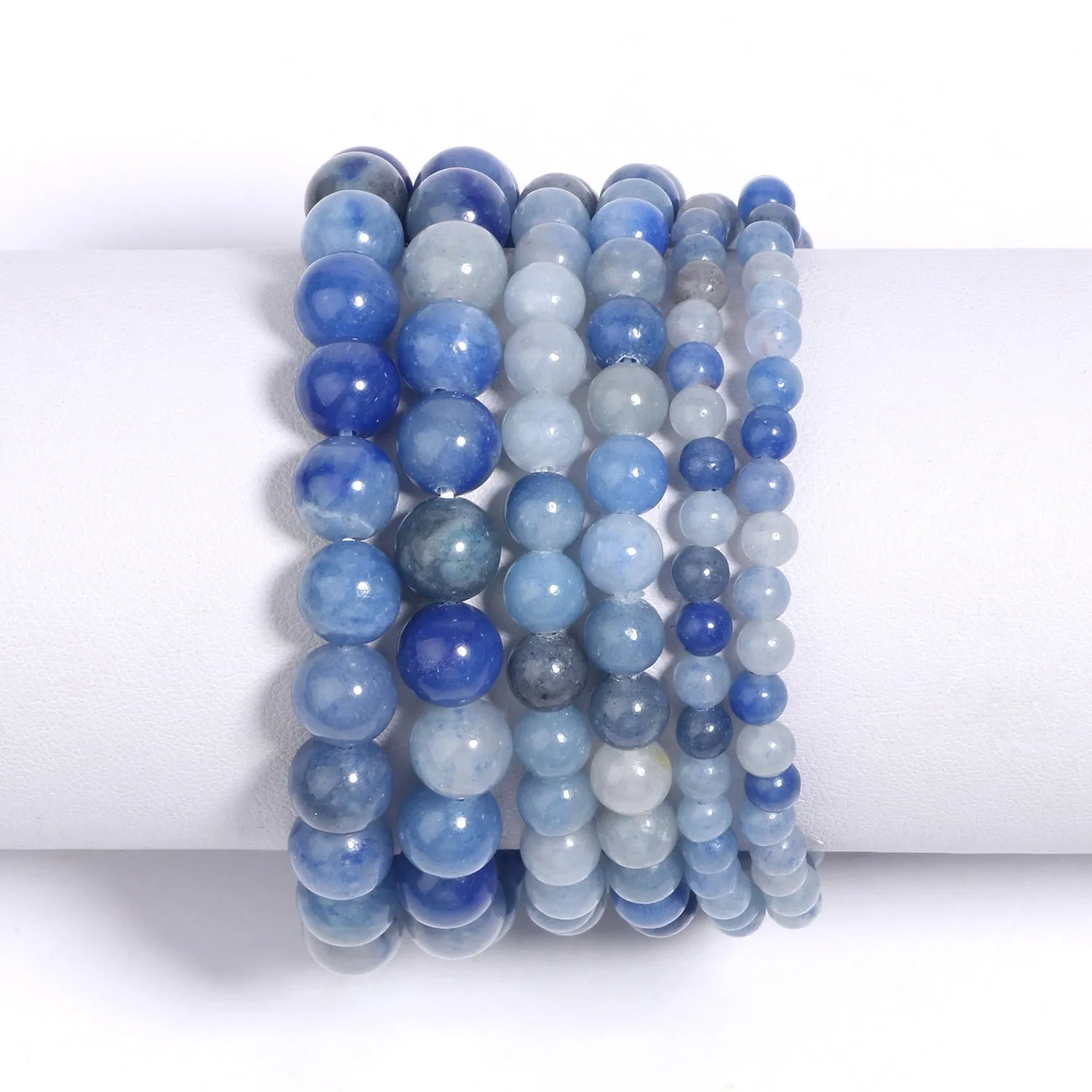 Natural Stone Beads Bracelet Amethysts