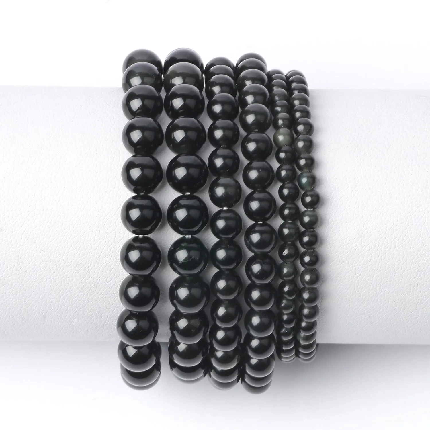 Natural Stone Beads Bracelet Amethysts