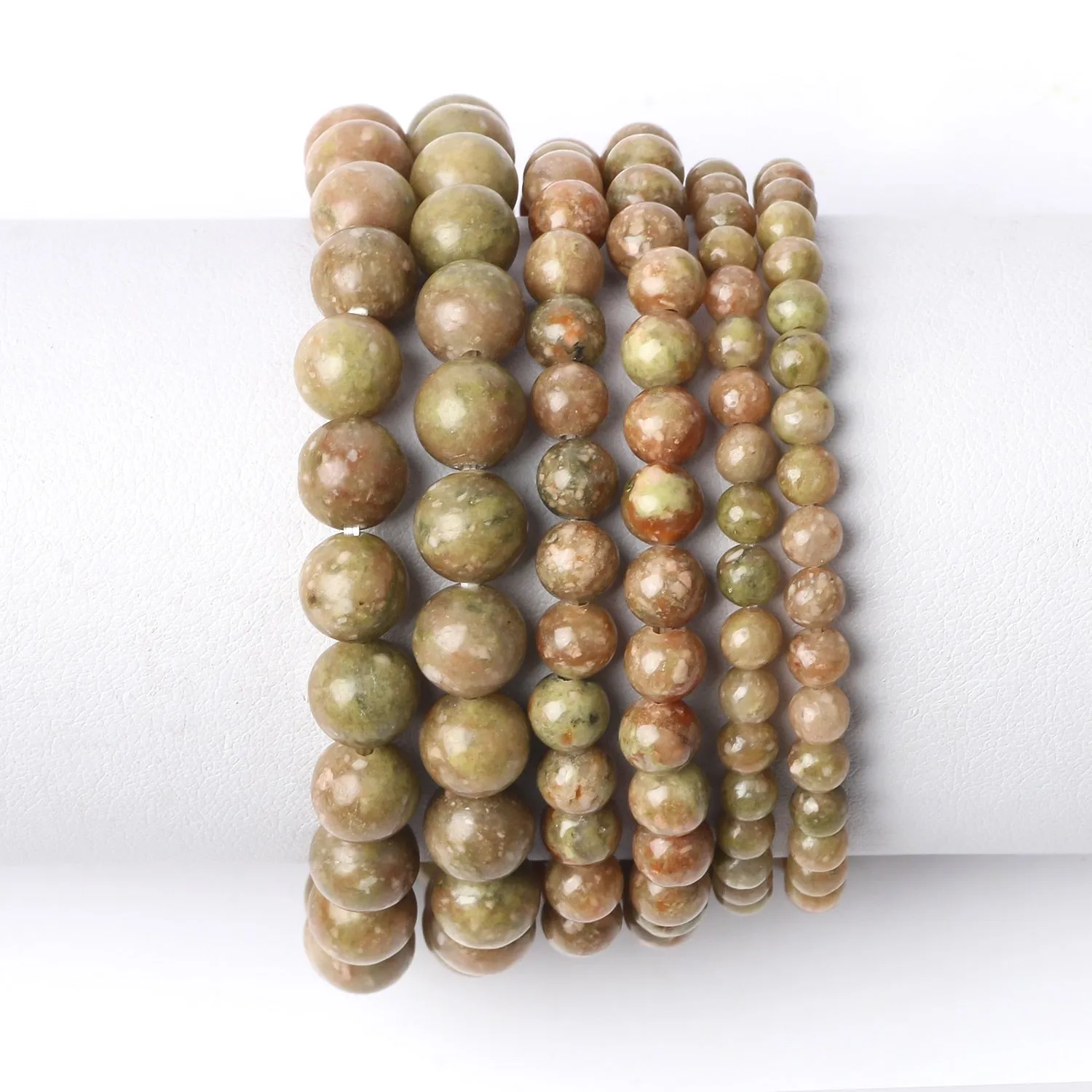 Natural Stone Beads Bracelet Amethysts