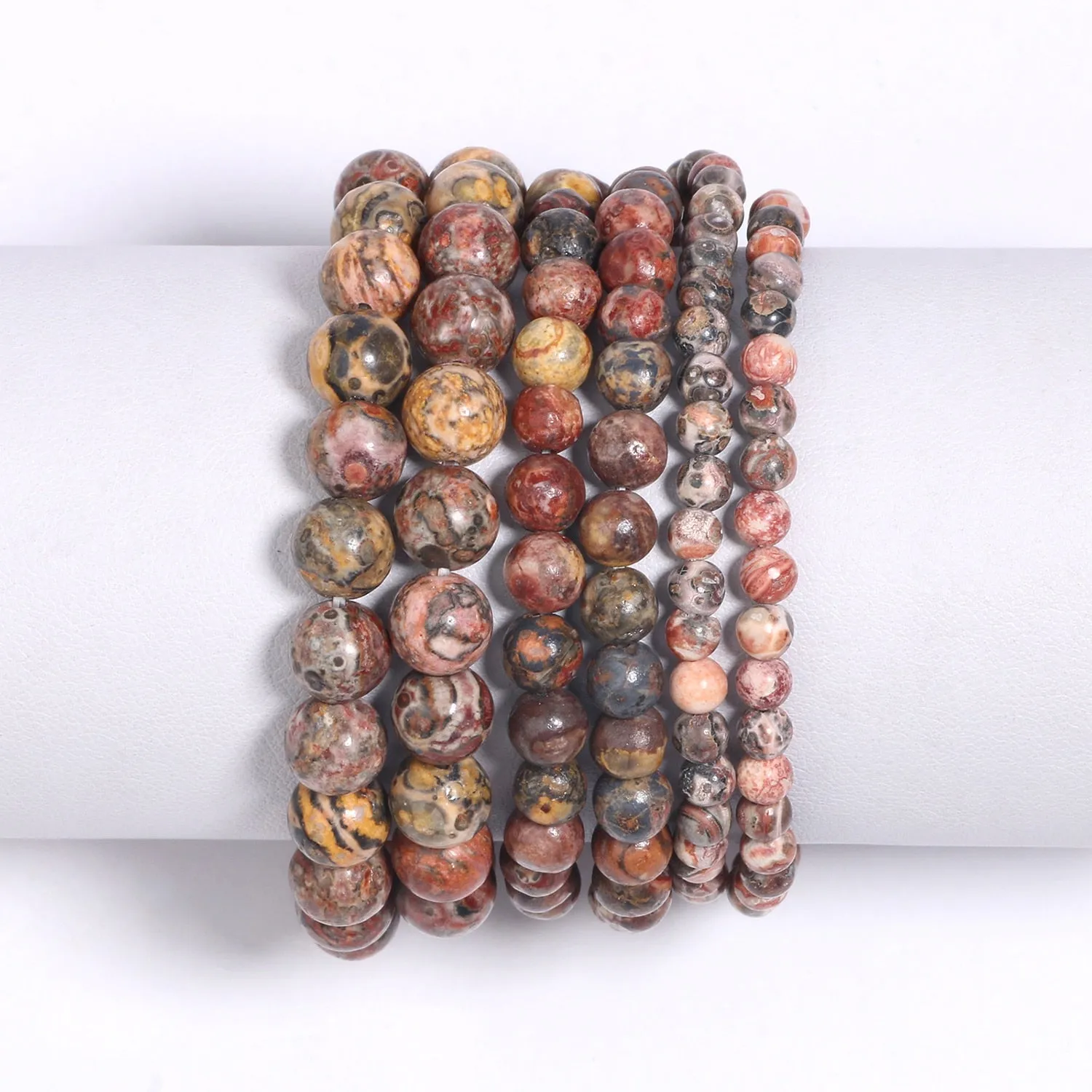 Natural Stone Beads Bracelet Amethysts