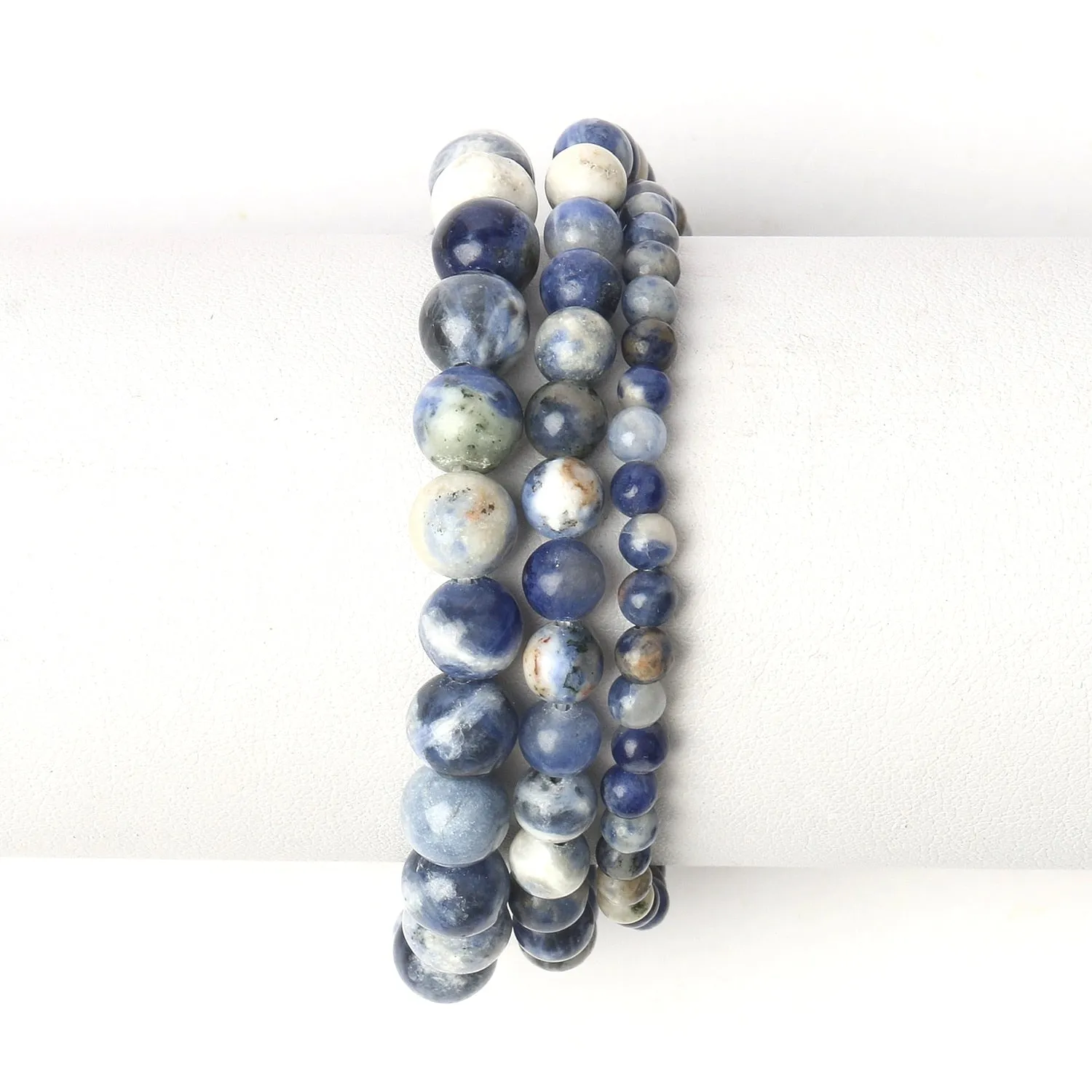 Natural Stone Beads Bracelet Amethysts