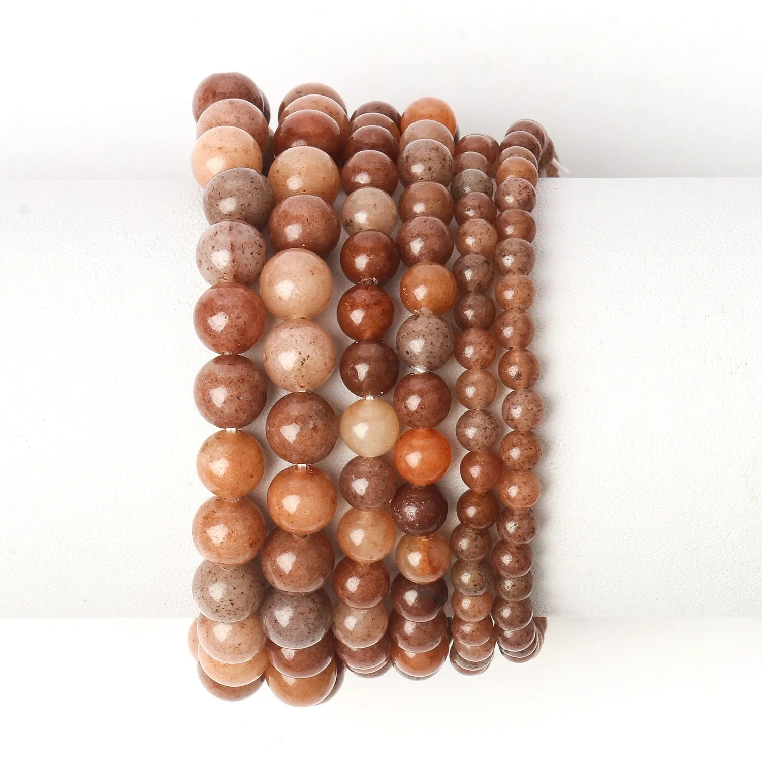 Natural Stone Beads Bracelet Amethysts