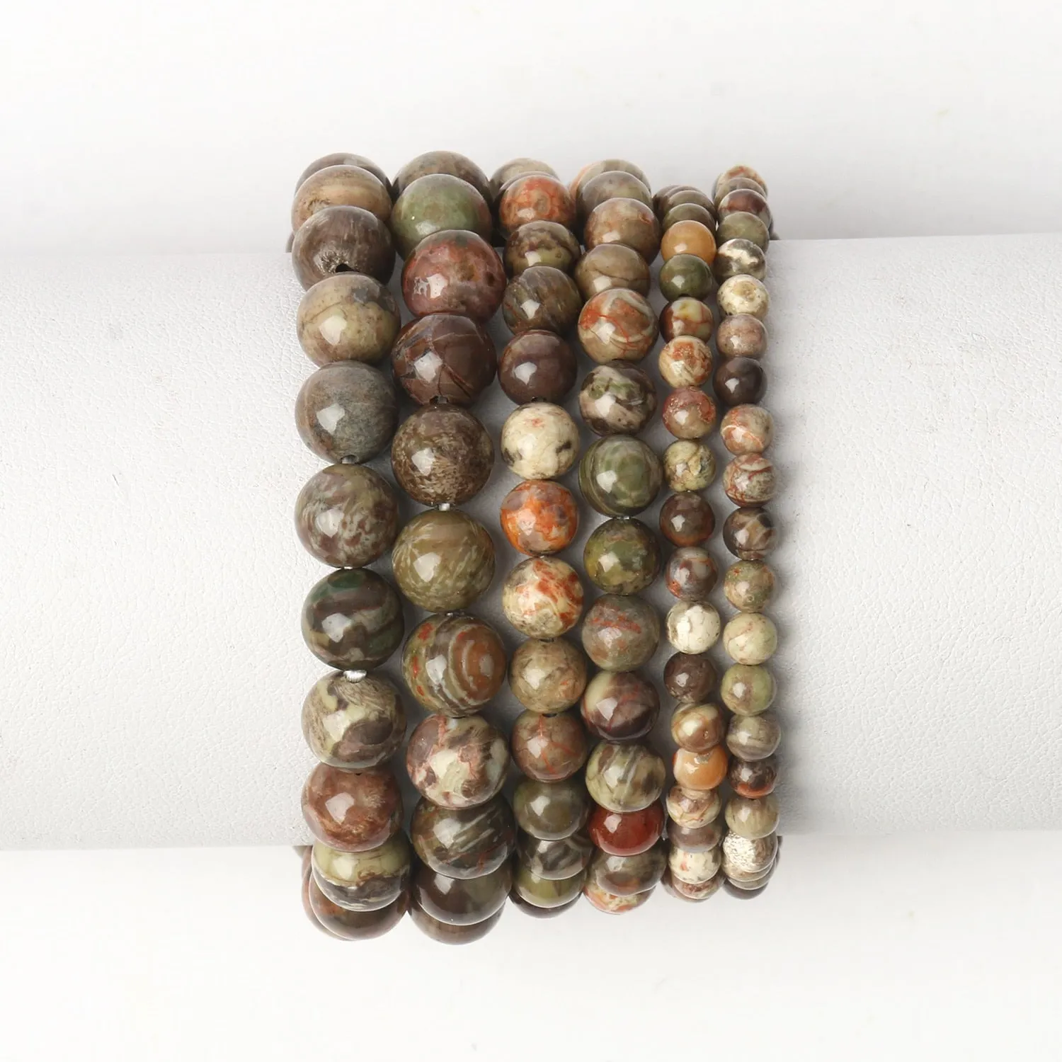 Natural Stone Beads Bracelet Amethysts