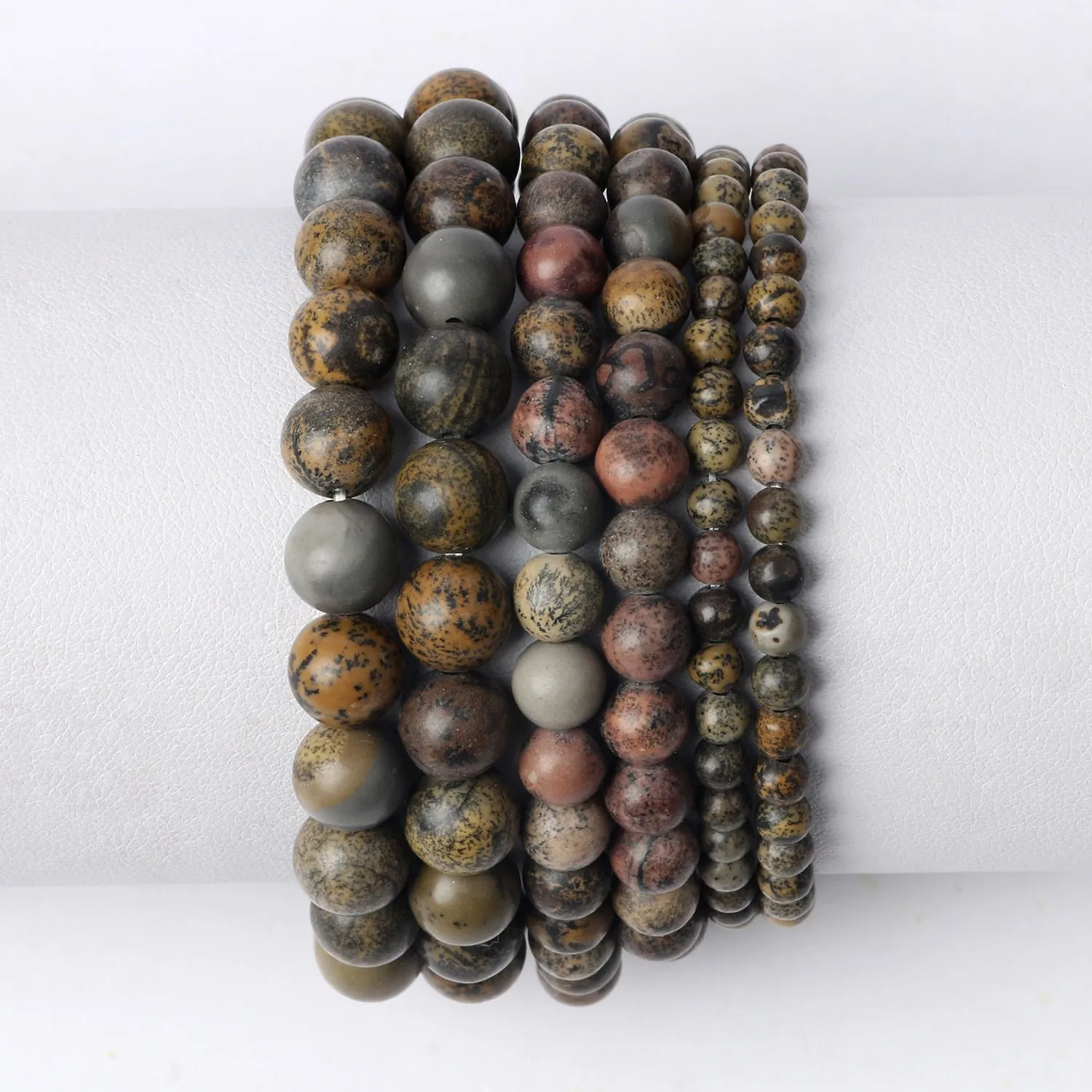 Natural Stone Beads Bracelet Amethysts