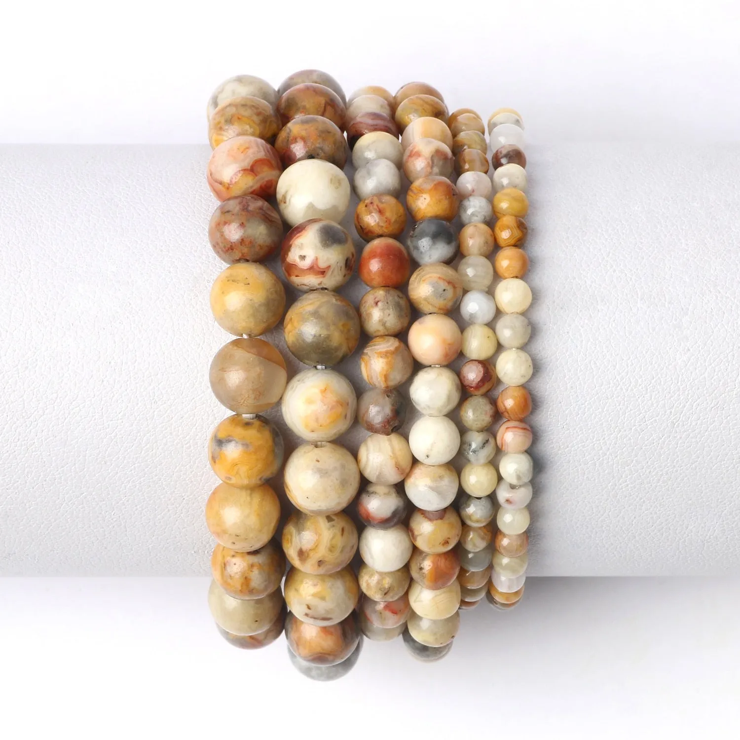 Natural Stone Beads Bracelet Amethysts