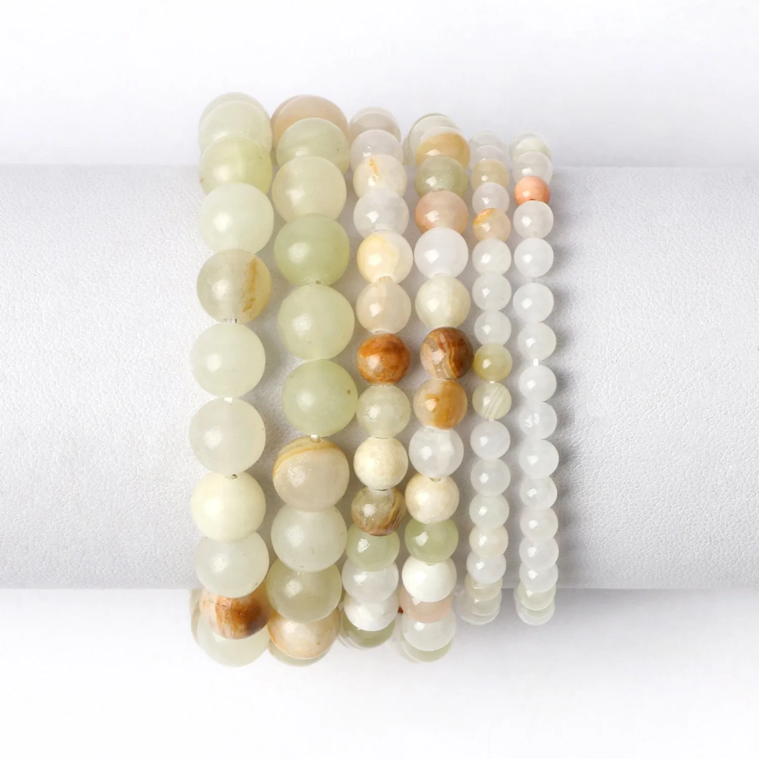 Natural Stone Beads Bracelet Amethysts