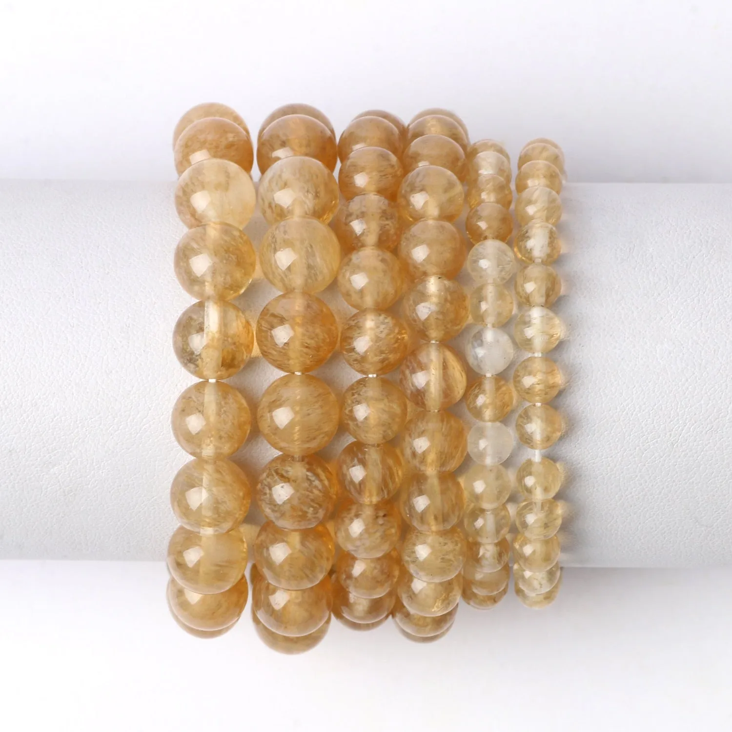 Natural Stone Beads Bracelet Amethysts