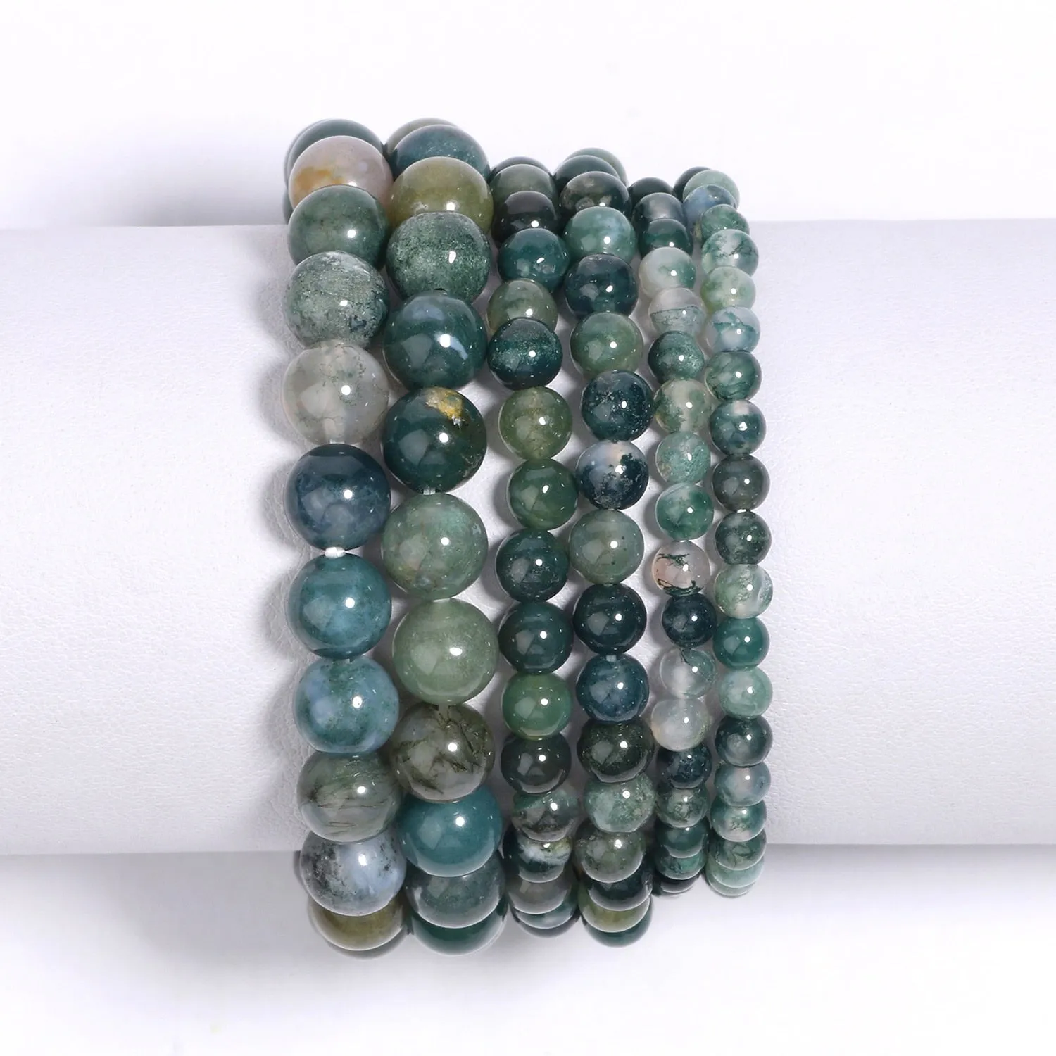 Natural Stone Beads Bracelet Amethysts