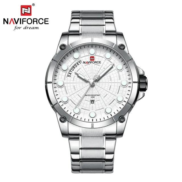 NAVIFORCE Relojes 2019 Watch Men Fashion Sport Quartz Clock Mens Watches Top Brand Luxury Business Waterproof Relogio Masculino