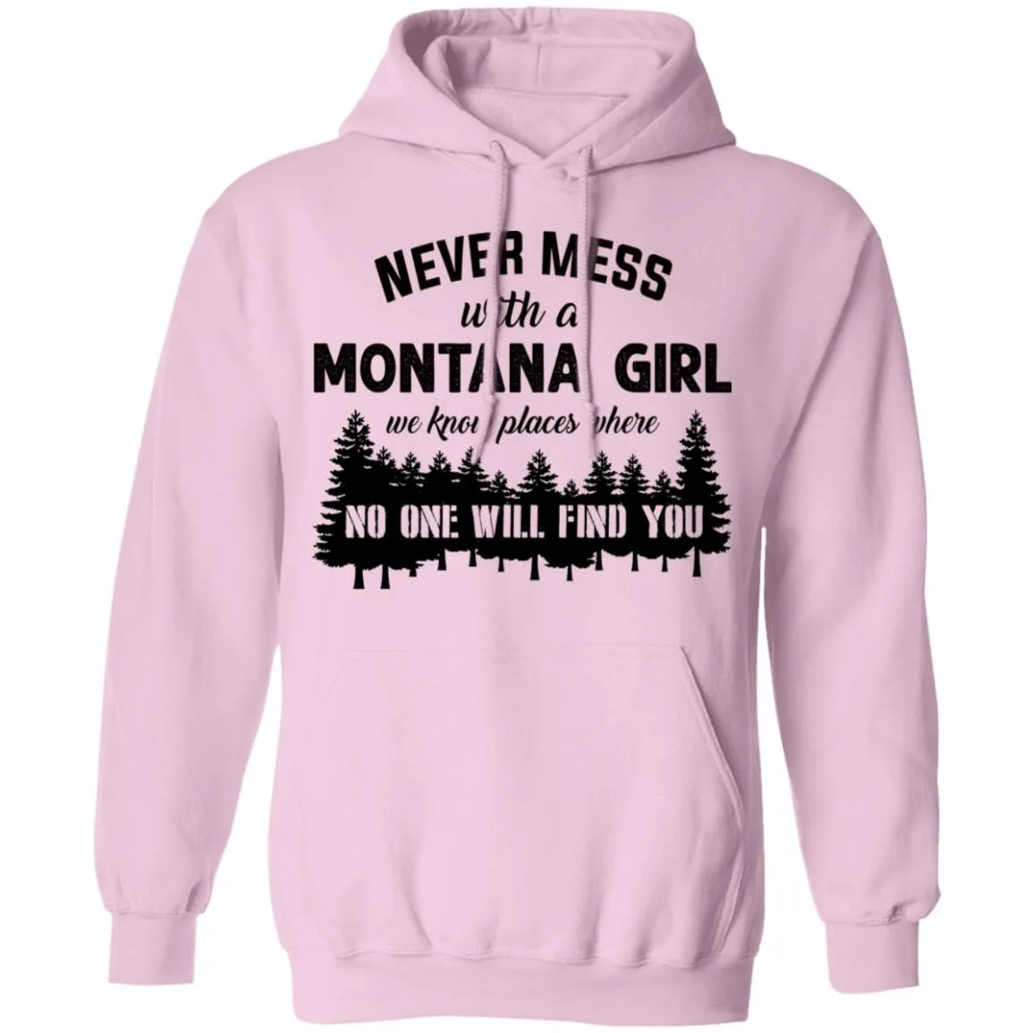 Never Mess With A Montana Girl T Shirt