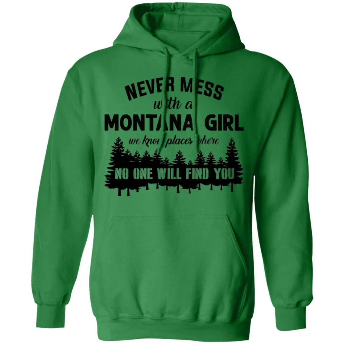 Never Mess With A Montana Girl T Shirt