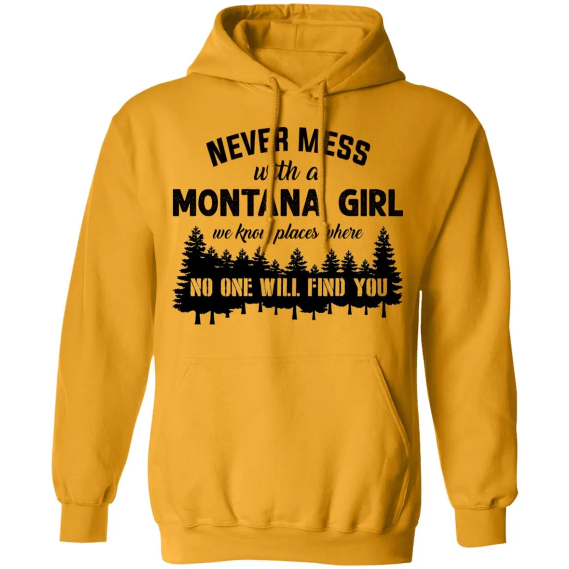 Never Mess With A Montana Girl T Shirt