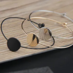 New fund sell like hot cakes minimalist design joker copper qualitative geometric circular female bracelet 2018