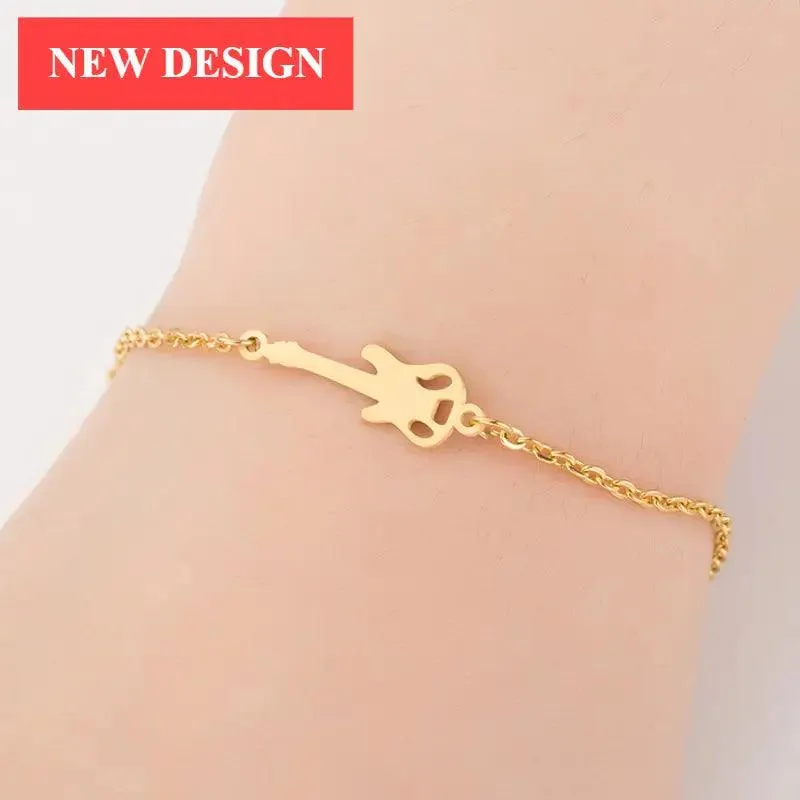 New Modern Elegant Stainless Steel Luxury Bracelet For Women Lovely Animal Butterfly Elephant Strand Bracelets Bangles Jewelry Accessories