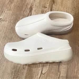 NEW UGG Kid's Size 2 White Tasman Sport Waterproof‎ Slip On