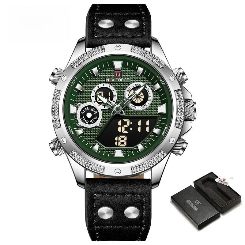 New Watch For Men Fashion Sport Waterproof Quartz Wristwatch LED Digital Sport Male Clock