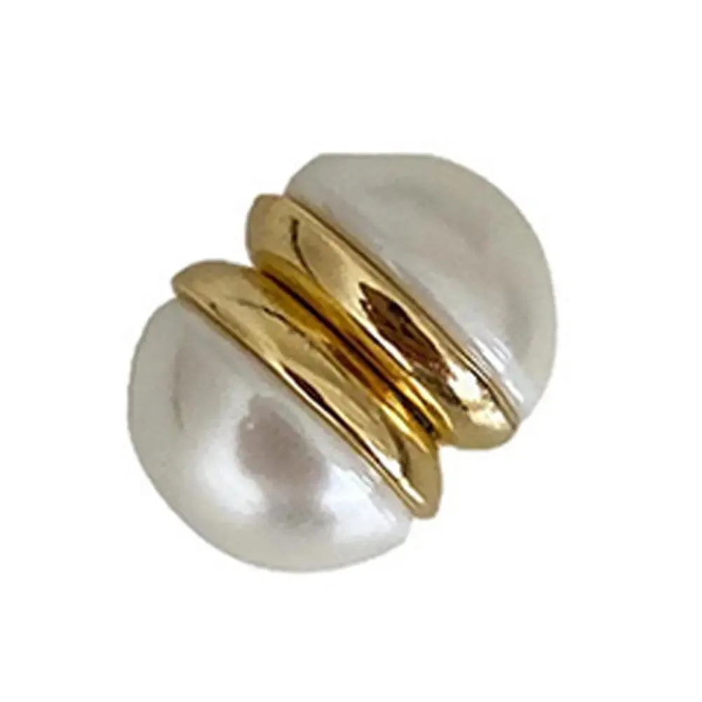 Non Piercing Lymphatic Drainage Acupressure Earrings Womens Magnetic Lymphvity Magnetology Stud Lymph Pearl Earrings NEW