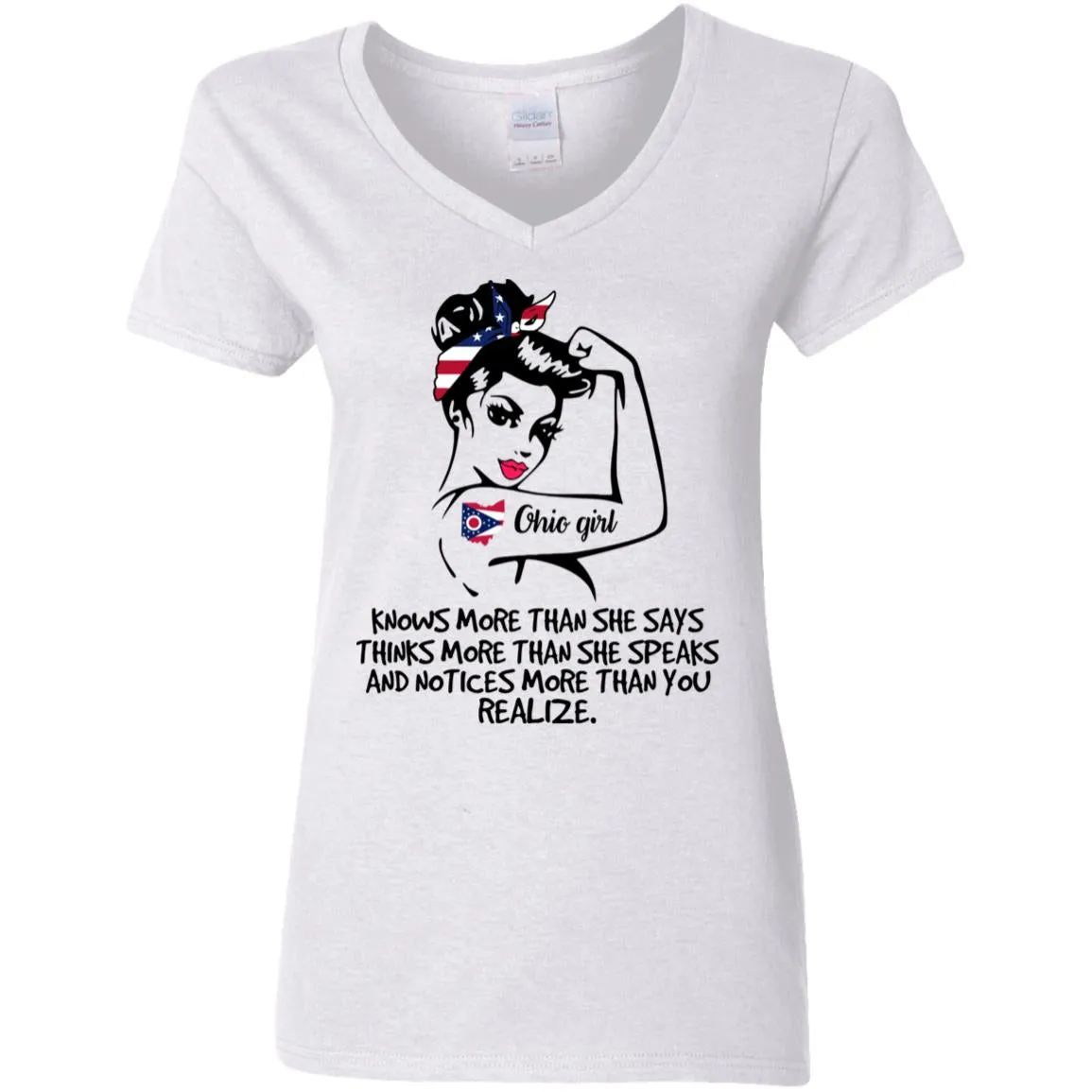 Ohio Girl Knows More Than She Says T-Shirt