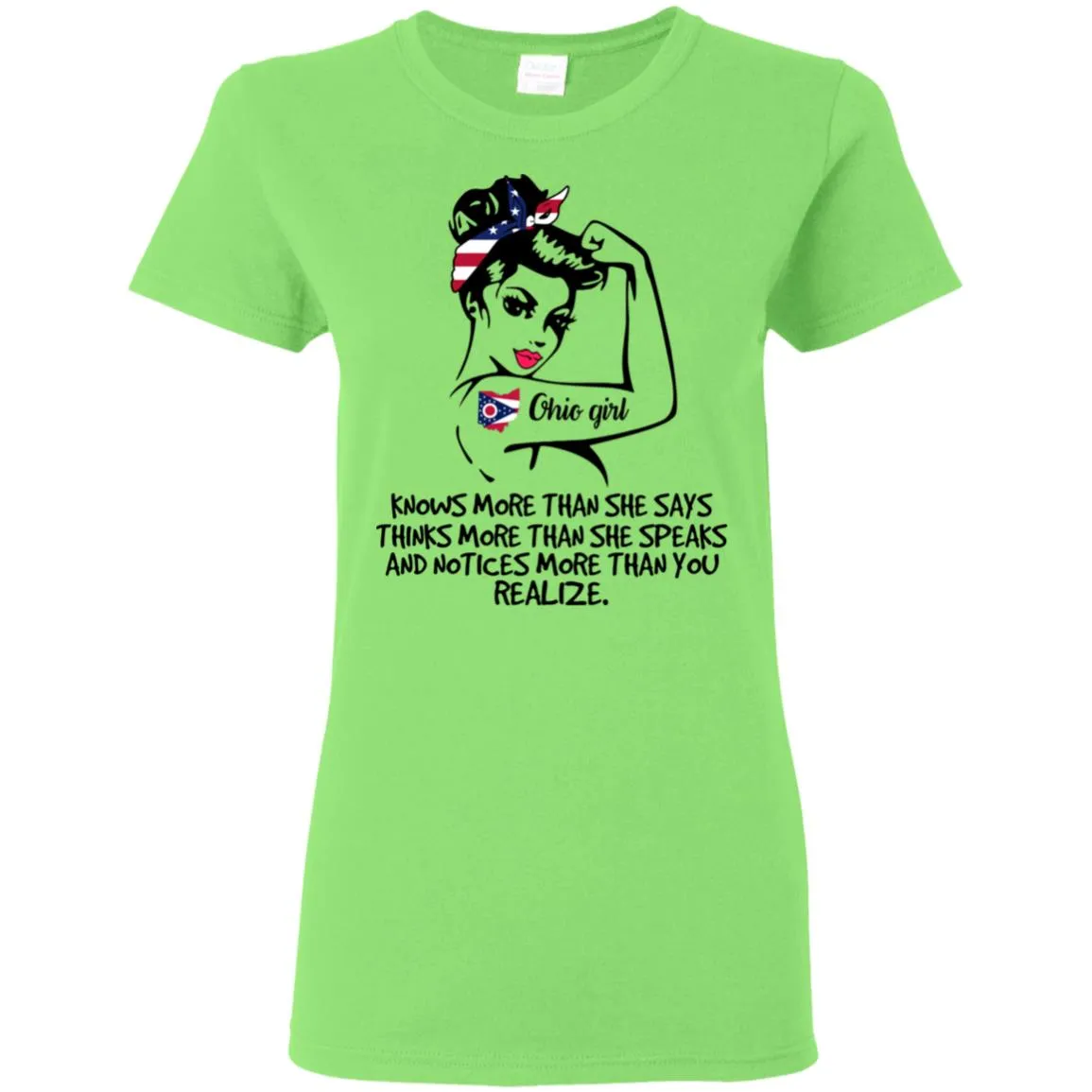 Ohio Girl Knows More Than She Says T-Shirt