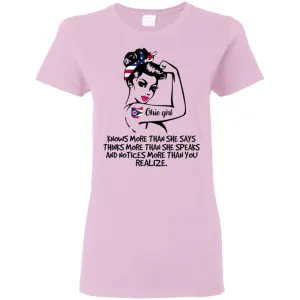 Ohio Girl Knows More Than She Says T-Shirt
