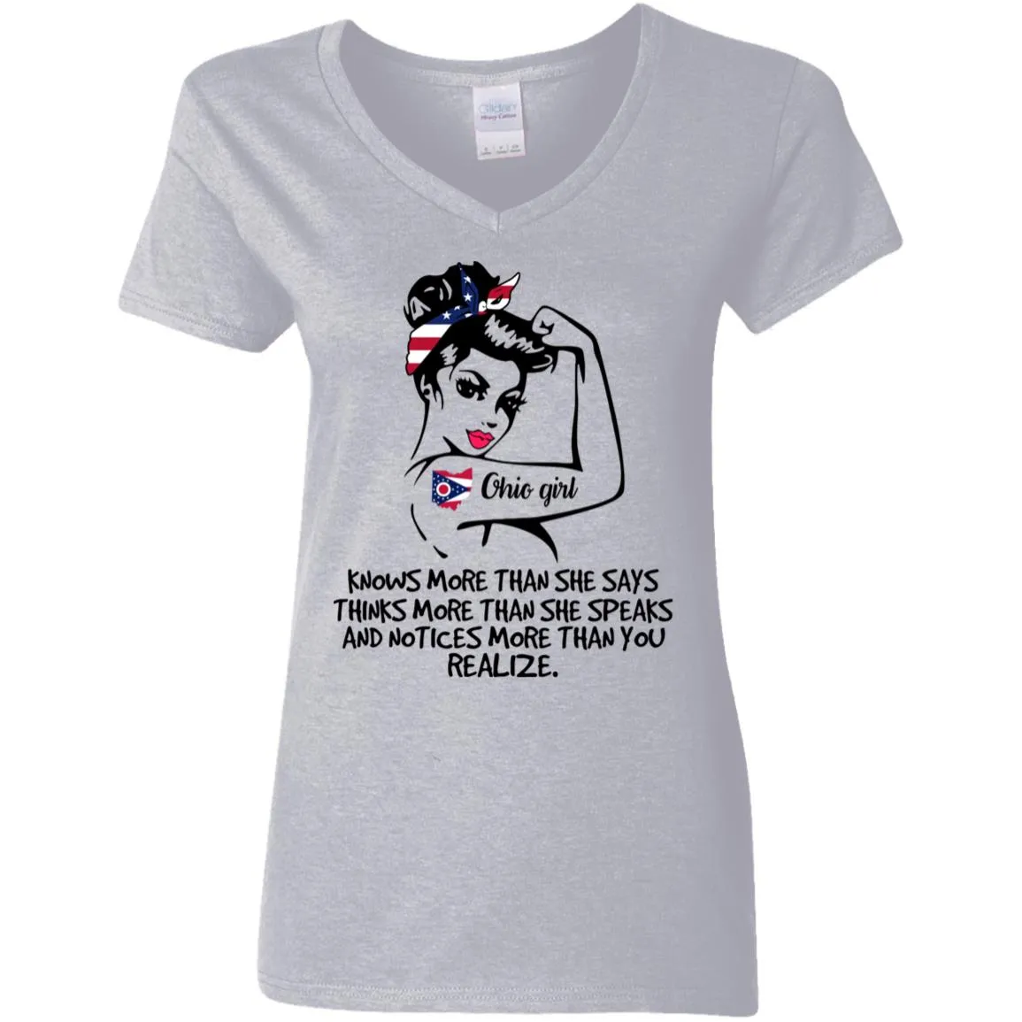 Ohio Girl Knows More Than She Says T-Shirt