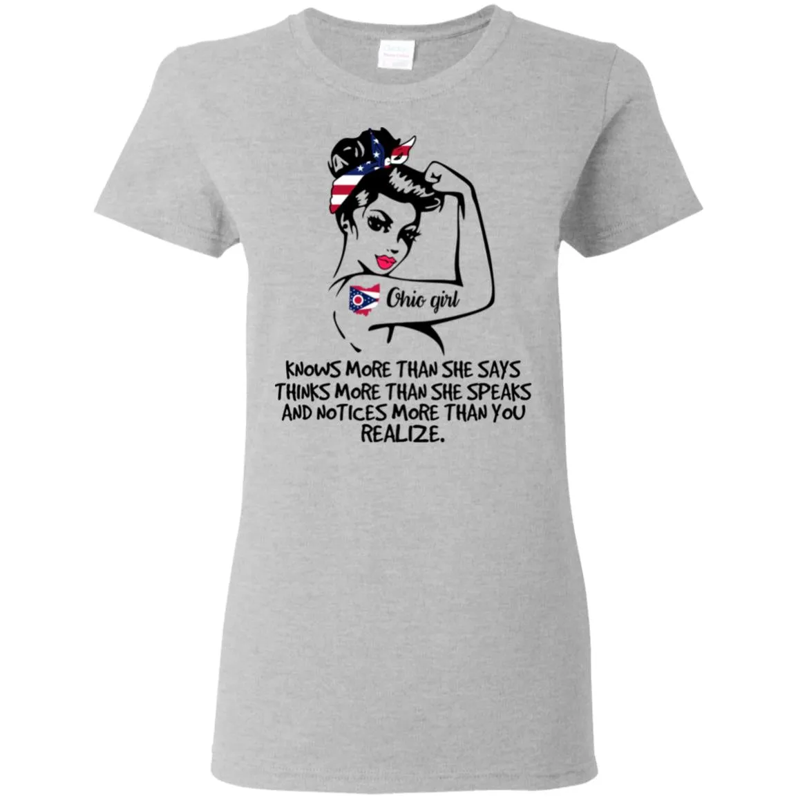 Ohio Girl Knows More Than She Says T-Shirt