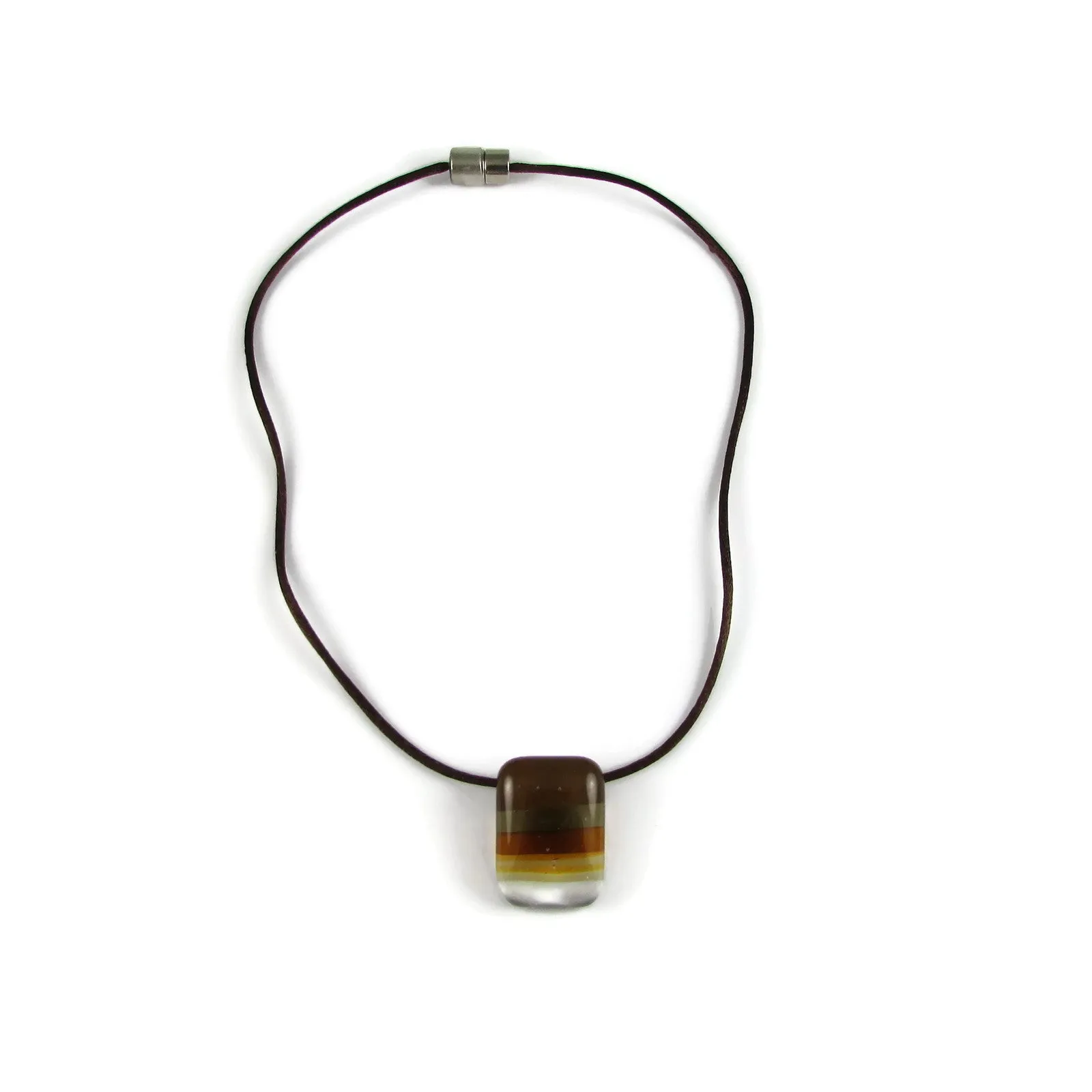 Ombre Mini Glass Pendant - Black