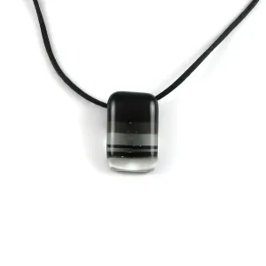Ombre Mini Glass Pendant - Black