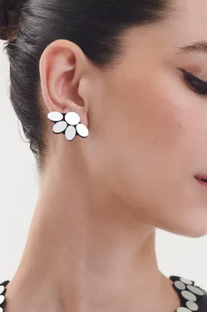 Organic Reflections Earrings Small - Silver *