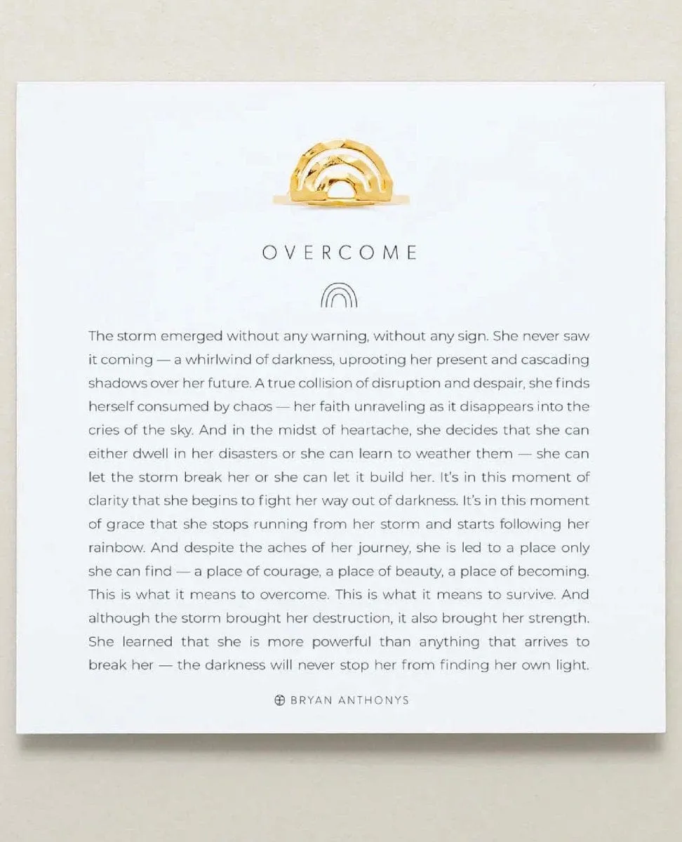 Overcome Ring Gold